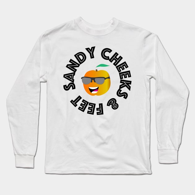 Peachy Beginnings Long Sleeve T-Shirt by Sandy Cheeks & Feet